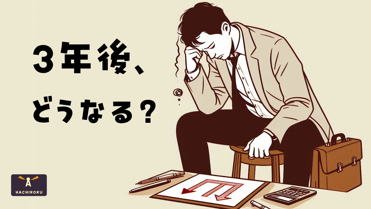 ３年後の不安に悩む派遣社員