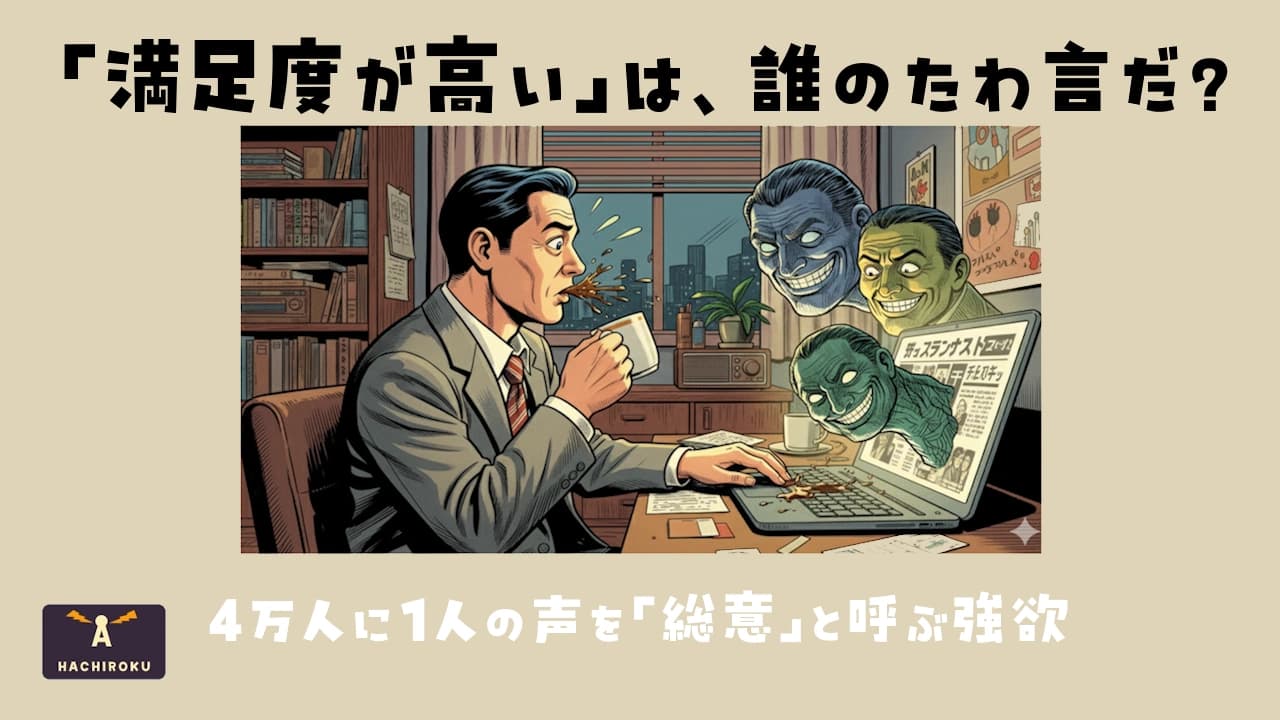 誰が満足してるって？