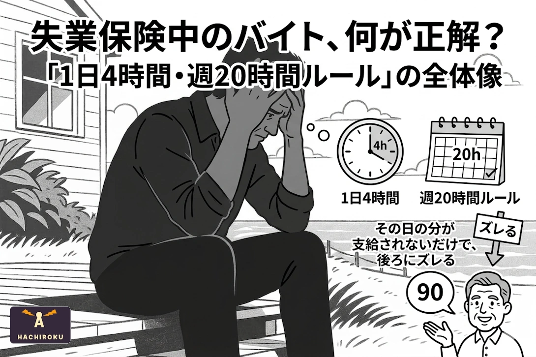 失業保険　バイト　ルール　賢くやる