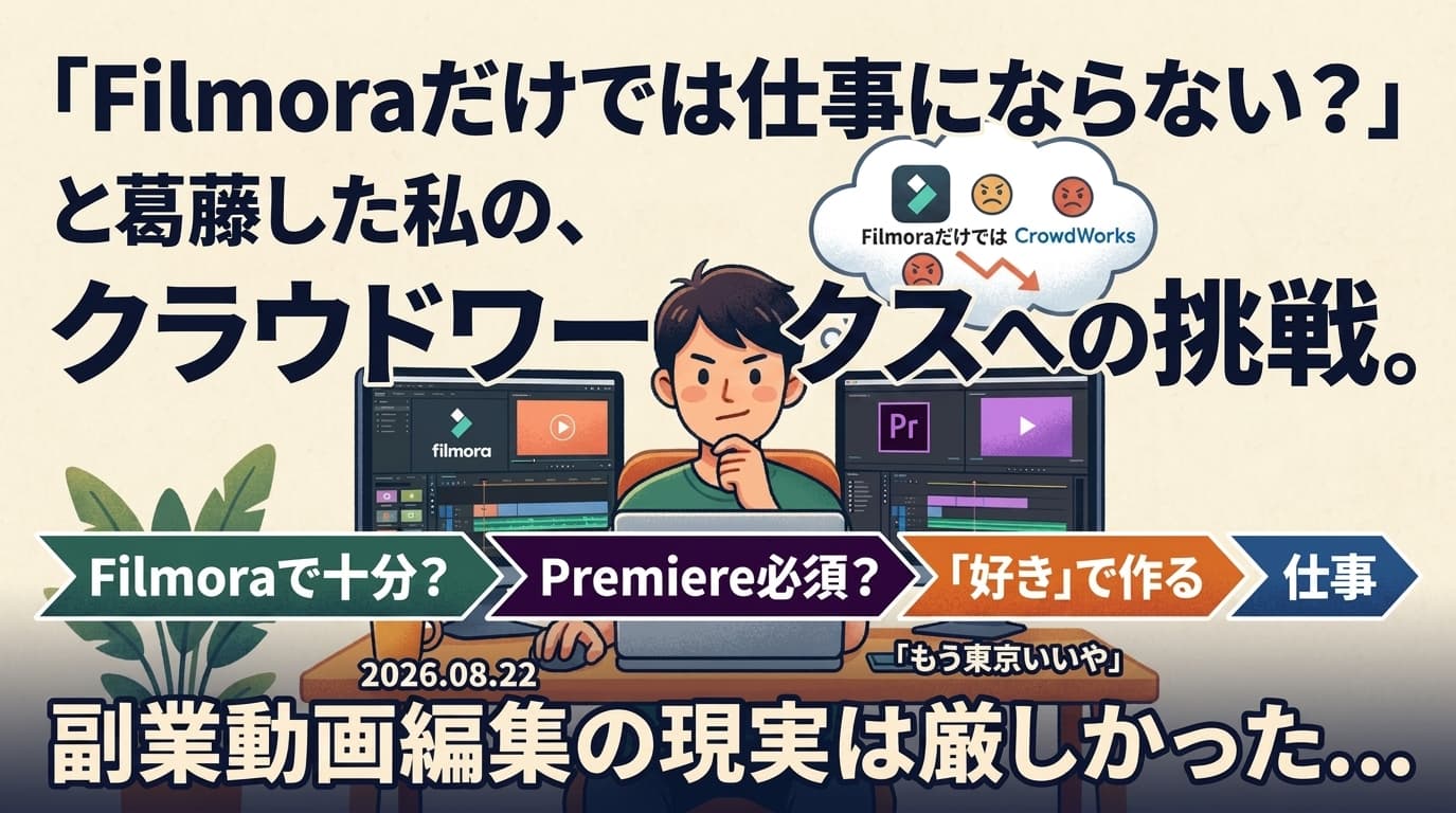 フィモーラ　クラウドワークス　現実